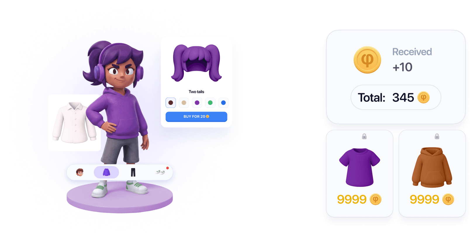 Da Vinci Code character, rewards, and customization visuals